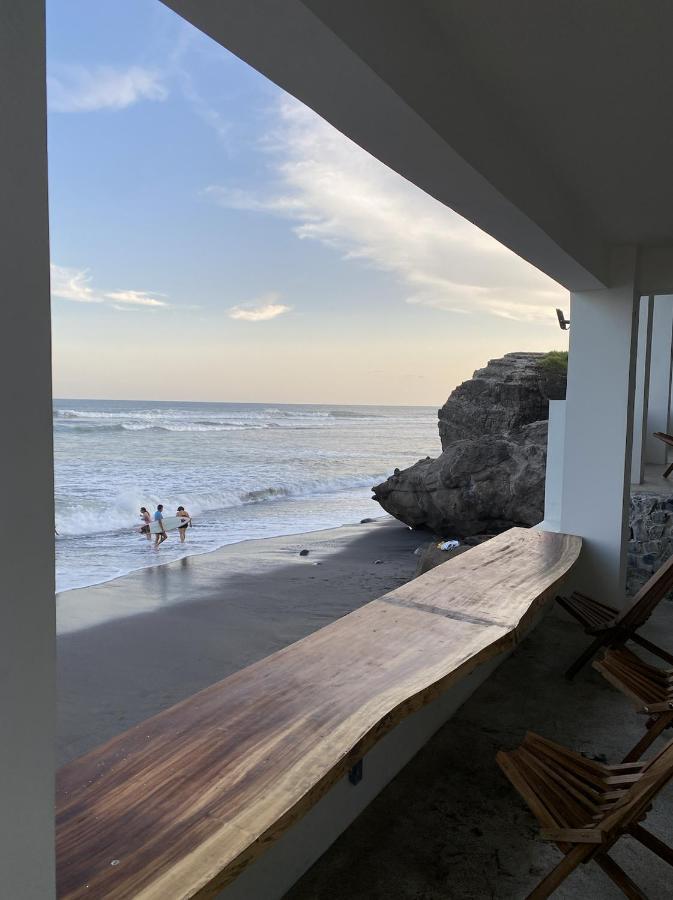 Laola Surf Camp El Sunzal Otel La Libertad Dış mekan fotoğraf